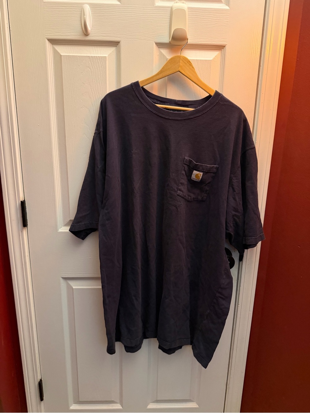 Carhartt Men’s Short-Sleeve Pocket Tee — Dark Navy